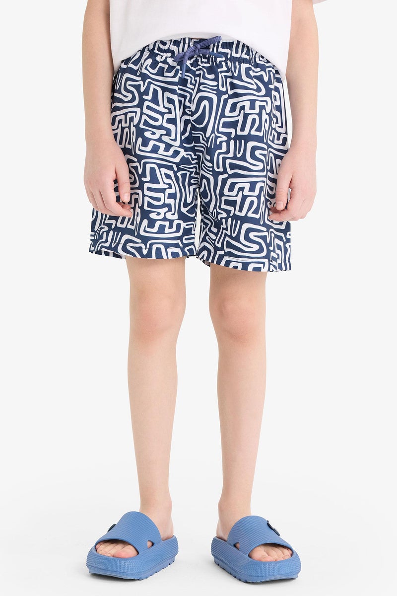 ديفاكتو شورت بحر اولادي أبيض كحلي - Image 3