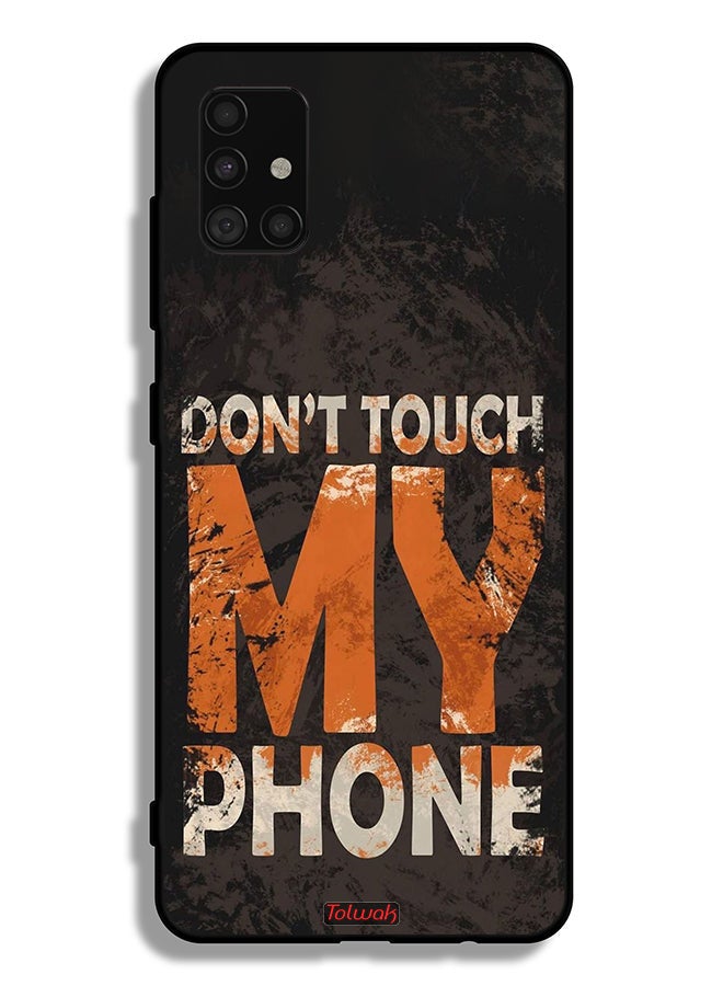 Tolwak Samsung Galaxy A51 5G Protective Case Cover Do Not Touch My Phone - Image 1