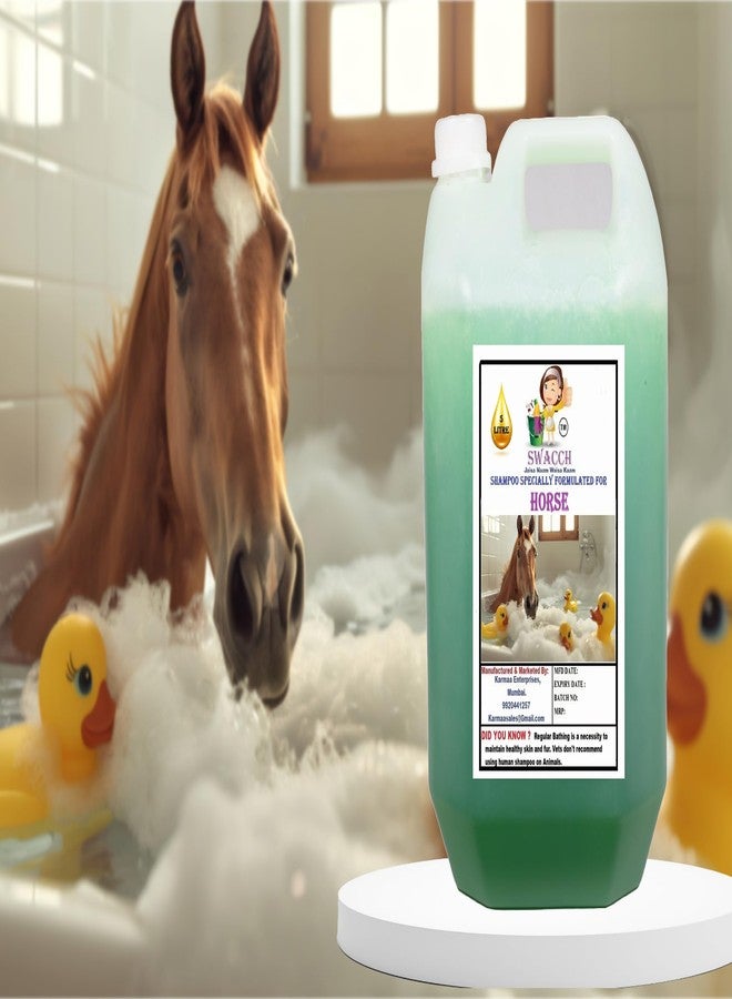 Swacch Shampoo Specially Formulated for Horse (5 Litre) Neem Alovera - Image 1
