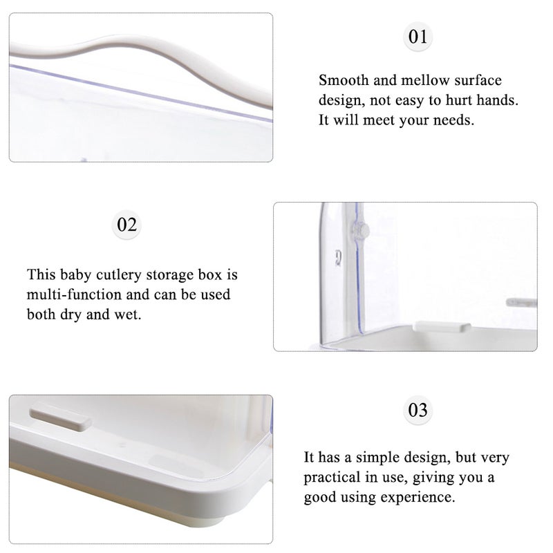 Handheld Bread Storage Box Infant Dishes Box Baby Bottle Storage Box - Image 5