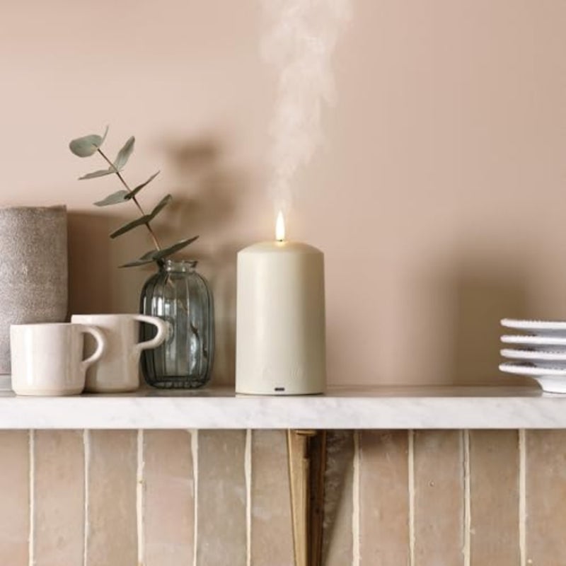ناشر الزيوت العطرية للشموع العمودية المحمولة من TruGlow Air® للمنزل مع جهاز تحكم عن بعد ومؤقت - Image 4