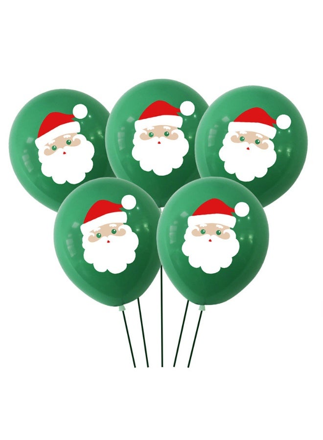 بالونات حفلات الكريسماس - بالونات لاتكس مقاس 10 بوصات لتزيين حفلات الأعياد وعيد الميلاد (مجموعة من 15 قطعة) - Image 3