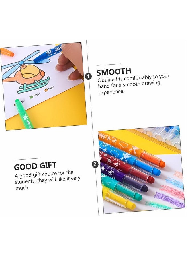 PLUSPOINT Twist Crayons For Kids - 12 Pcs Crayon Set | smooth Twistable Crayon For Drawing, Painting and Coloring | Art & Craft Tools | Ideal For Birthday Gifts For Children - Image 4