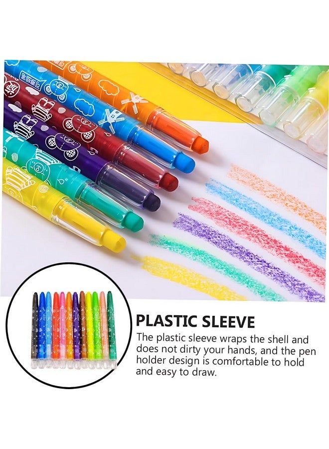 PLUSPOINT Twist Crayons For Kids - 12 Pcs Crayon Set | smooth Twistable Crayon For Drawing, Painting and Coloring | Art & Craft Tools | Ideal For Birthday Gifts For Children - Image 3