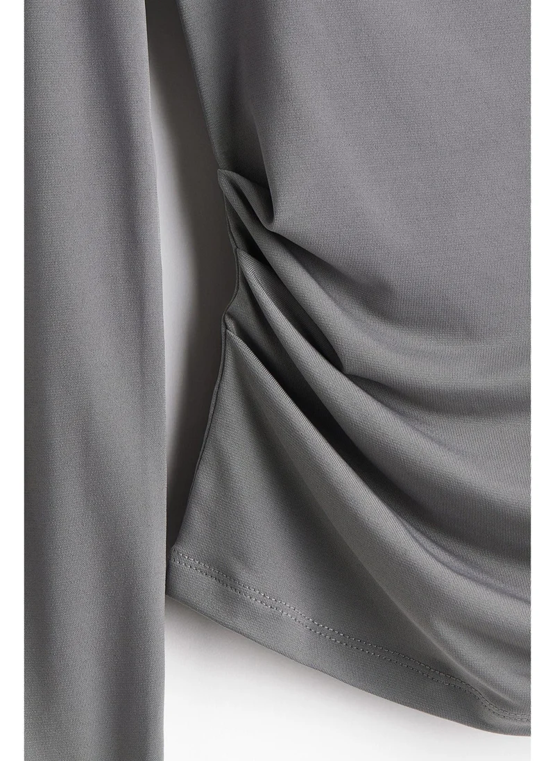 H&M Draped jersey top