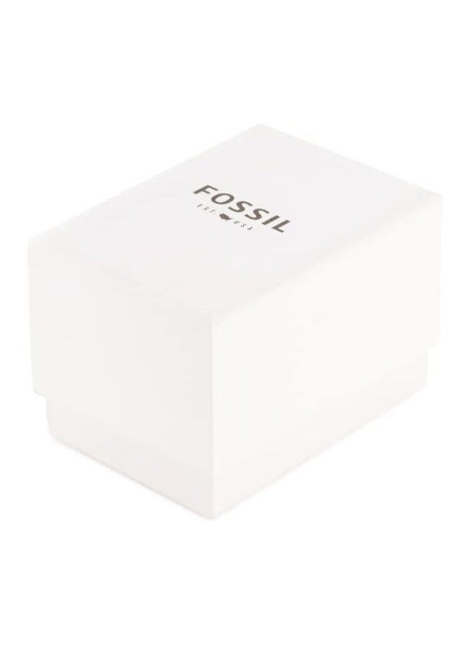 FOSSIL Women's Stainless Steel Val Mosaic Mother of Pearl Disc Slider Bracelet, Rose Gold, One Size  - Image 4