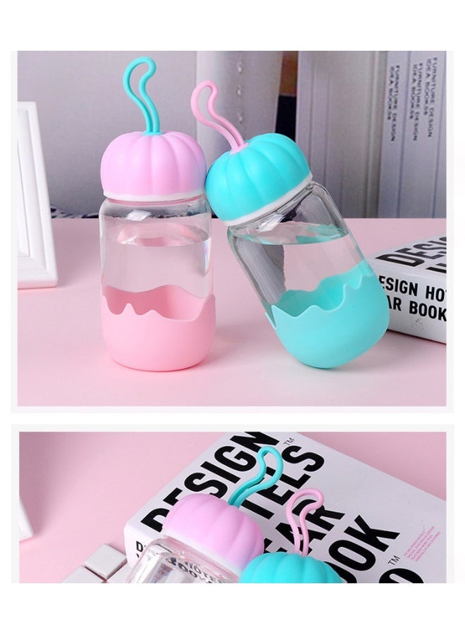 NIBEMINENT Glass Travel Cup Tea Infuser Portable Travel Tea Bottle - Image 2