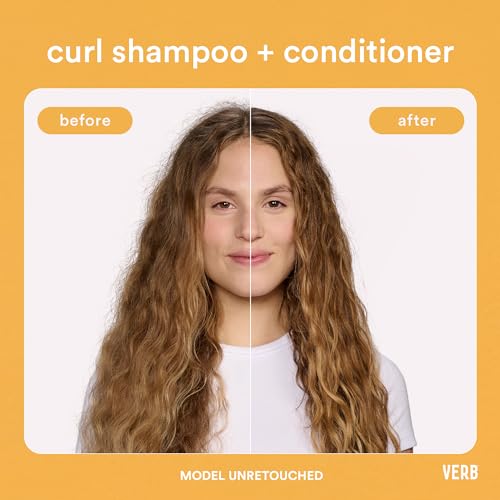 VERB Curl Shampoo + Conditioner Duo, 12 fl oz - Cleanse and Smooth - Frizz Control + Definition- Vegan, No Parabens or Harmful Sulfates - Image 3