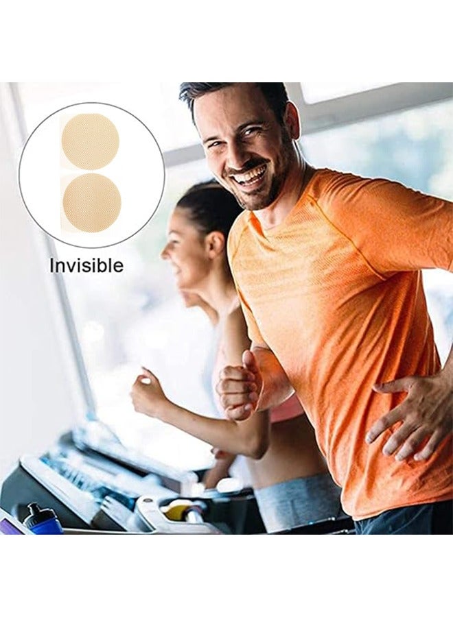50 Pairs Nipple Cover for Men, Disposable Nipple Pasty Stickers, Breathable Invisible Chest Sticker Anti-Convex Chest Patch, Anti-Friction Stickers for Men Running Sporting - Image 4
