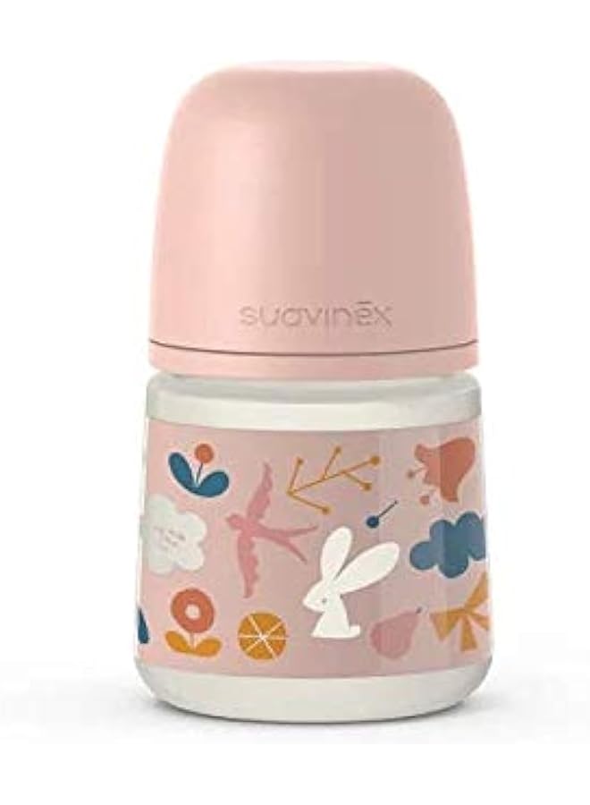 SUAVINEX Sx Pro Feeding Wide Neck Physiological Silicone Teat Bottle 0 Months 150Ml S Fs Forest Baige - Image 1