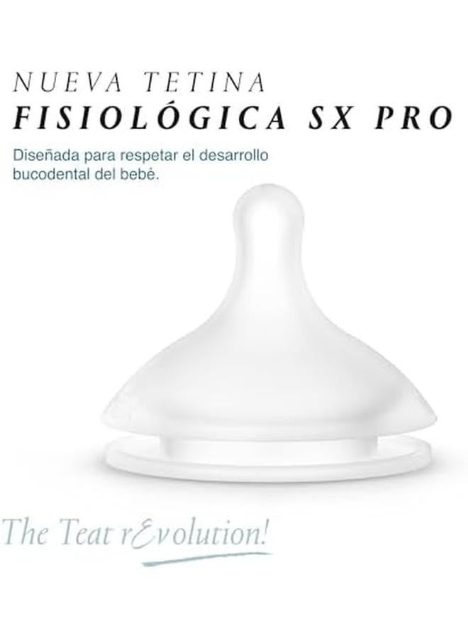 SUAVINEX Sx Pro Feeding Wide Neck Physiological Silicone Teat Bottle 0 Months 150Ml S Fs Forest Baige - Image 4