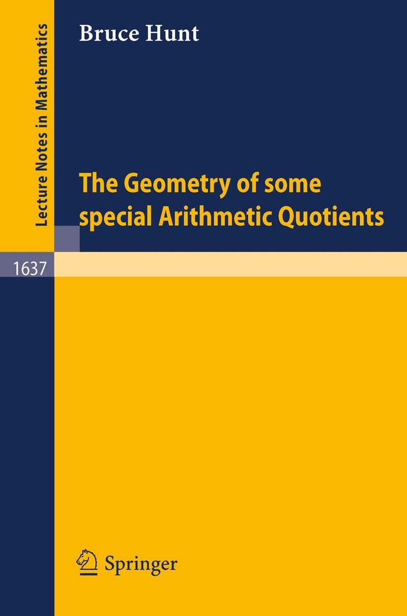 The Geometry of some special Arithmetic Quotients 