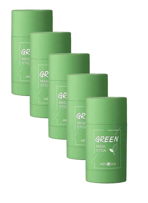 Pack of 5 Green Tea Purifying Clay Mask Stick