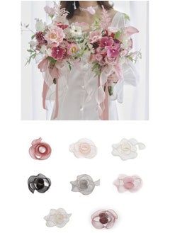 ZCM-HAPPY 3 Roll Gift and Bouquet Wrap with Gold Trim Crow's Feet Ribbon 4x900cm  - Image 2