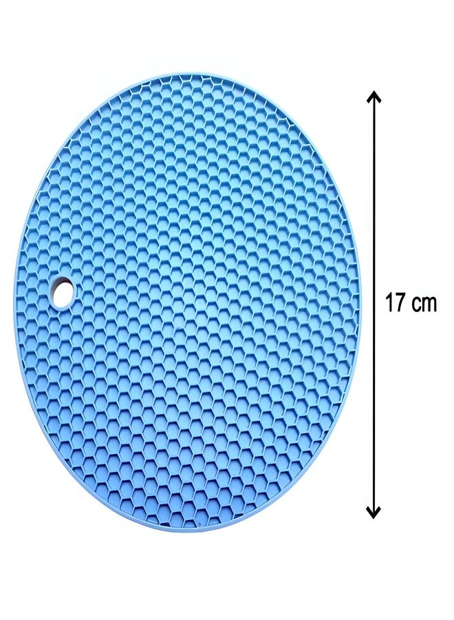 Oblivion Silicone Hot Mat, Heat-Resistant & Multipurpose Pot Holder, Flexible and Durable Surface Protector, Soft Non-Slip & Colorful Silicone Mat for Kitchen Counter (Random Color - Pack of 5) - Image 3