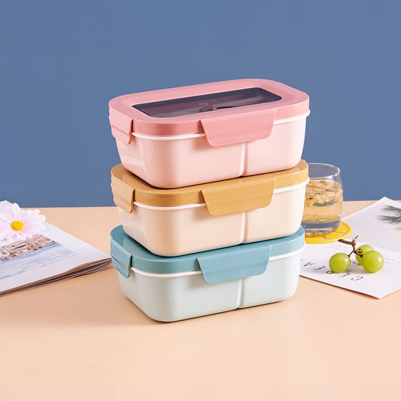 TEMSON Lunch Box for Kids - Lunch Boxes for Office Men, Tiffin Box for Kids, Men and Women, Lunch Box with 2 Compartments – 1350 ML (LB-8897) (Pink) - Image 5