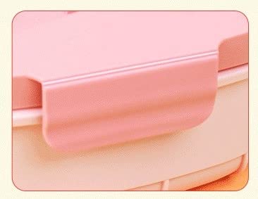 TEMSON Lunch Box for Kids - Lunch Boxes for Office Men, Tiffin Box for Kids, Men and Women, Lunch Box with 2 Compartments – 1350 ML (LB-8897) (Pink) - Image 4