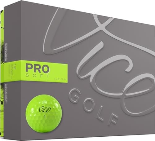 VICE Golf Pro Soft Lime Golf Balls