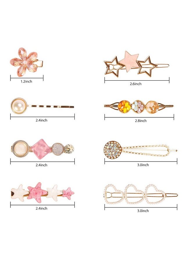 Aliza - Aliza Pearl Rhinestone Metal Hair Clips, Hair Pins, Fashion Hair Accessories for Women, Girls, Kids, Pack of 40 - Image 1