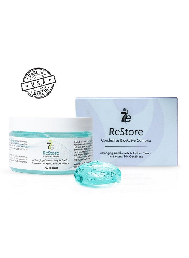 myolift 7E Wellness ReStore Conductive Gel with Bio-Active Complex - 4oz - Facial Skin Care Products with Green Tea Extract, Hyaluronic Acid, and Collagen Peptides - Anti Aging and Skin Tightening - Image 2