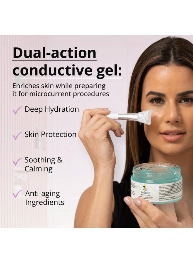 myolift 7E Wellness ReStore Conductive Gel with Bio-Active Complex - 4oz - Facial Skin Care Products with Green Tea Extract, Hyaluronic Acid, and Collagen Peptides - Anti Aging and Skin Tightening - Image 5