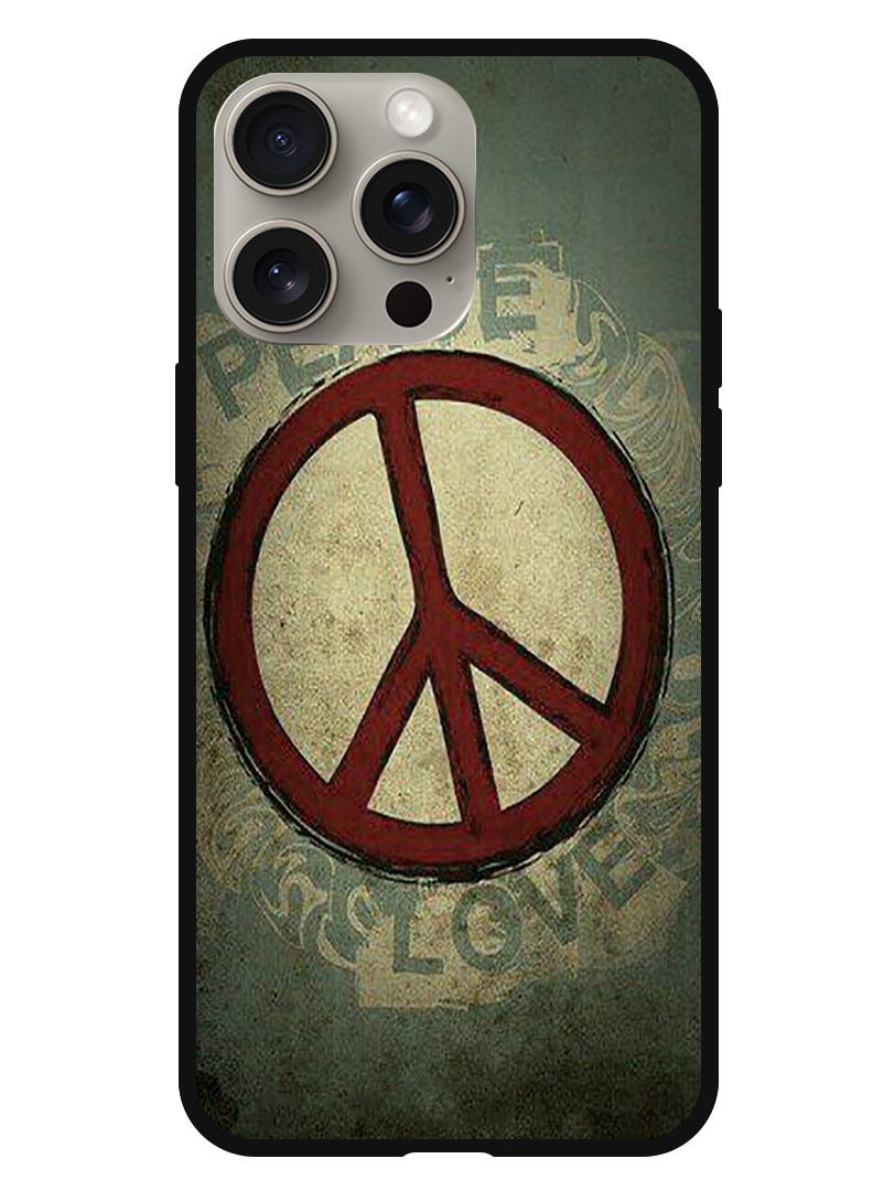 Theodor Protective Case Anti Scratch Shock Proof Bumper Cover For iPhone 15 Pro Peace (3) - Image 1