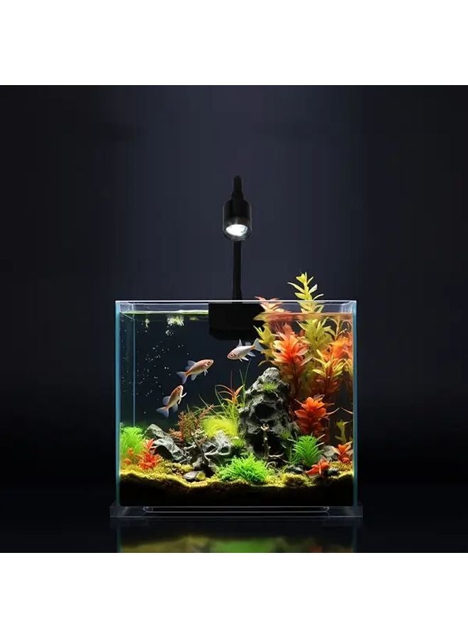 ضوء حوض أسماك LED دائري قابل لضبط البؤرة يعمل بالطاقة عبر USB 3 ألوان 36 فولت مدمج ساطع - Image 5