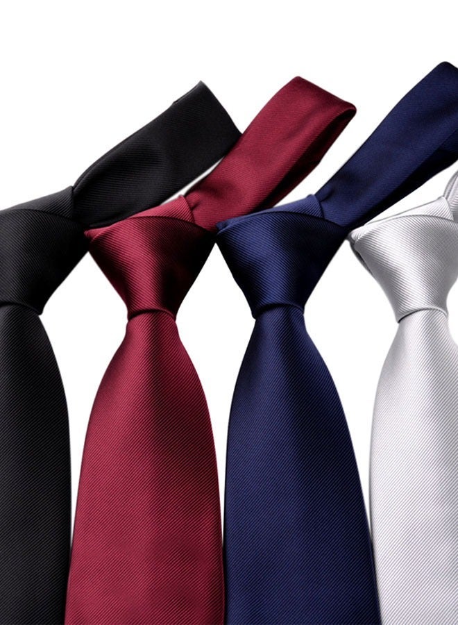 HAWAWA 4pcs Men's Ties Solid Color Formal Mens Neckties 8cm for Business and Wedding Color Assorted - Image 5