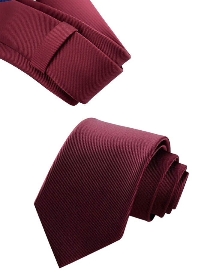 HAWAWA 4pcs Men's Ties Solid Color Formal Mens Neckties 8cm for Business and Wedding Color Assorted - Image 4