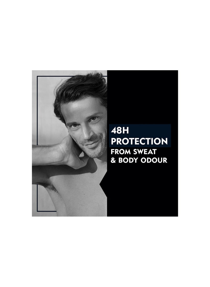 نيفيا رول اون مضاد للتعرق للرجال من نيفيا، حماية غير مرئية باللونين الأبيض والأسود، 50 مل - Image 3