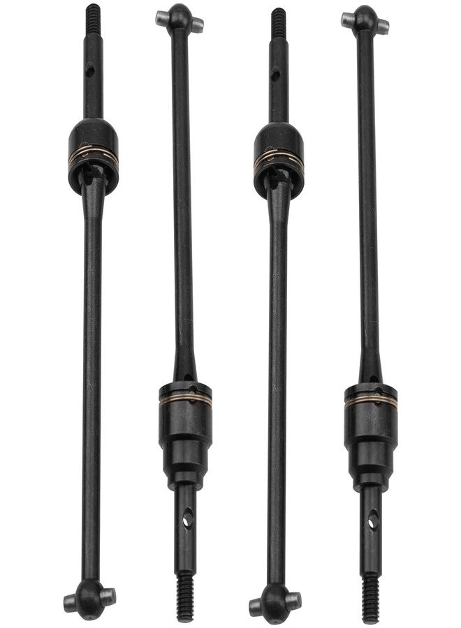 Vgoohobby 2Pairs Vgoohobby Steel Front Rear Drive Shaft CVD Driveshaft Compatible with 1/10 Traxxas Slash Rustler Stampede Hoss VXL 4X4 2WD RC Car - Image 2