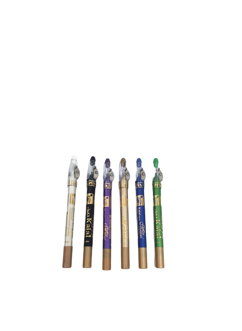 Generic 6 pcs waterproof eyeliner set 