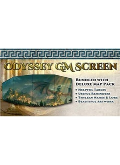 Modiphius Odyssey Of The Dragonlords Gm Screen And Map  - Image 2