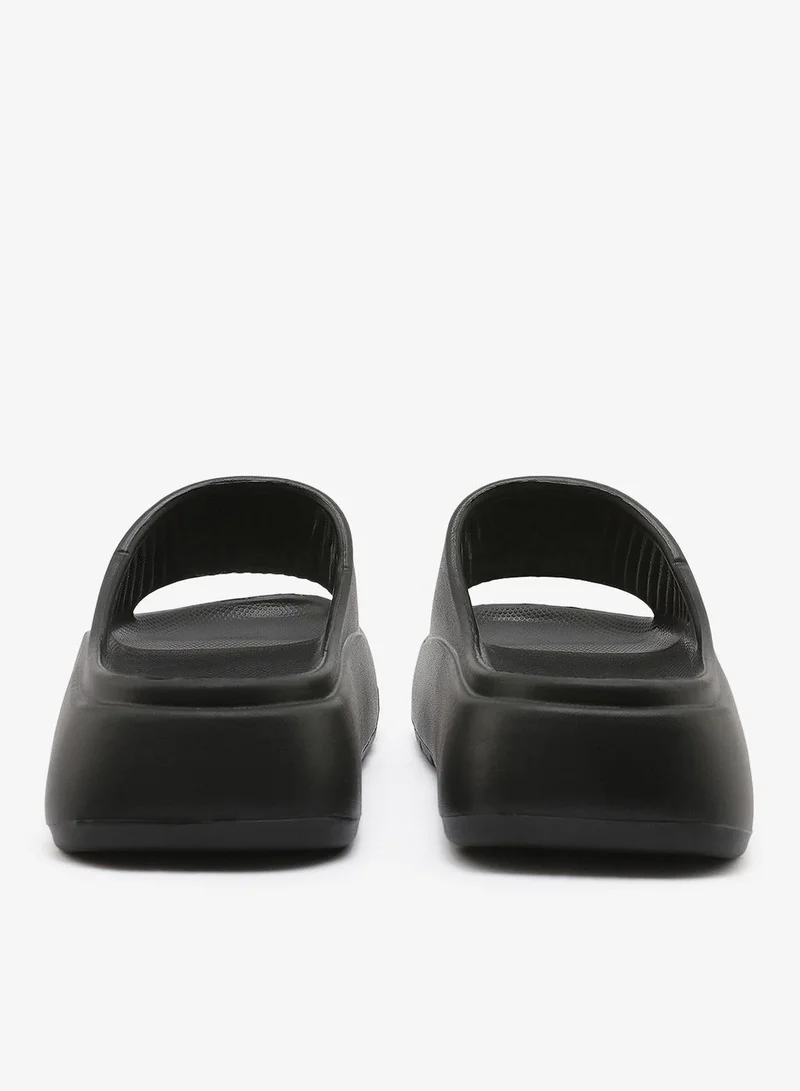 U.S. Polo Assn. black Women's Black Slides - Stylish Perfect for Casual Outfit for Women | Best Price UAE
