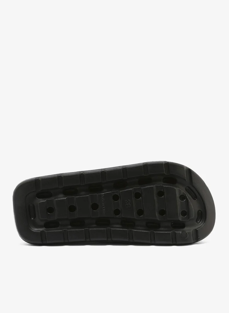 U.S. Polo Assn. black Women's Black Slides - Stylish Perfect for Casual Outfit for Women | Best Price UAE