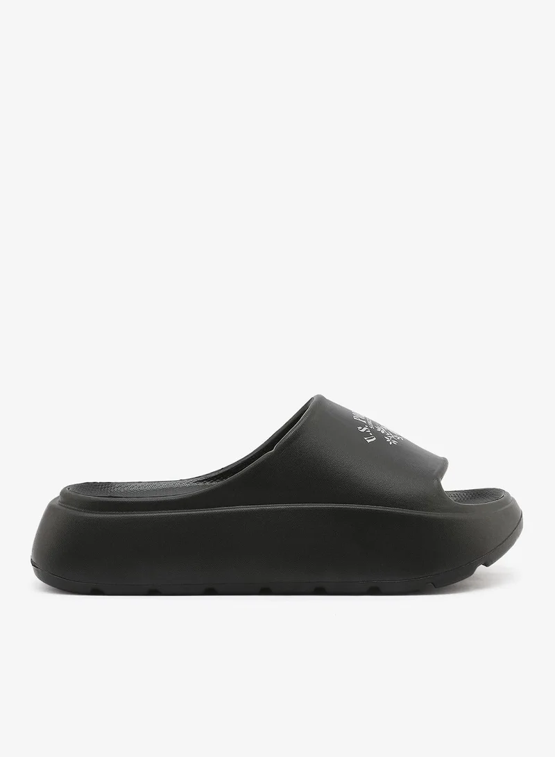 Women's Black Slides - Stylish Perfect for Casual Outfit