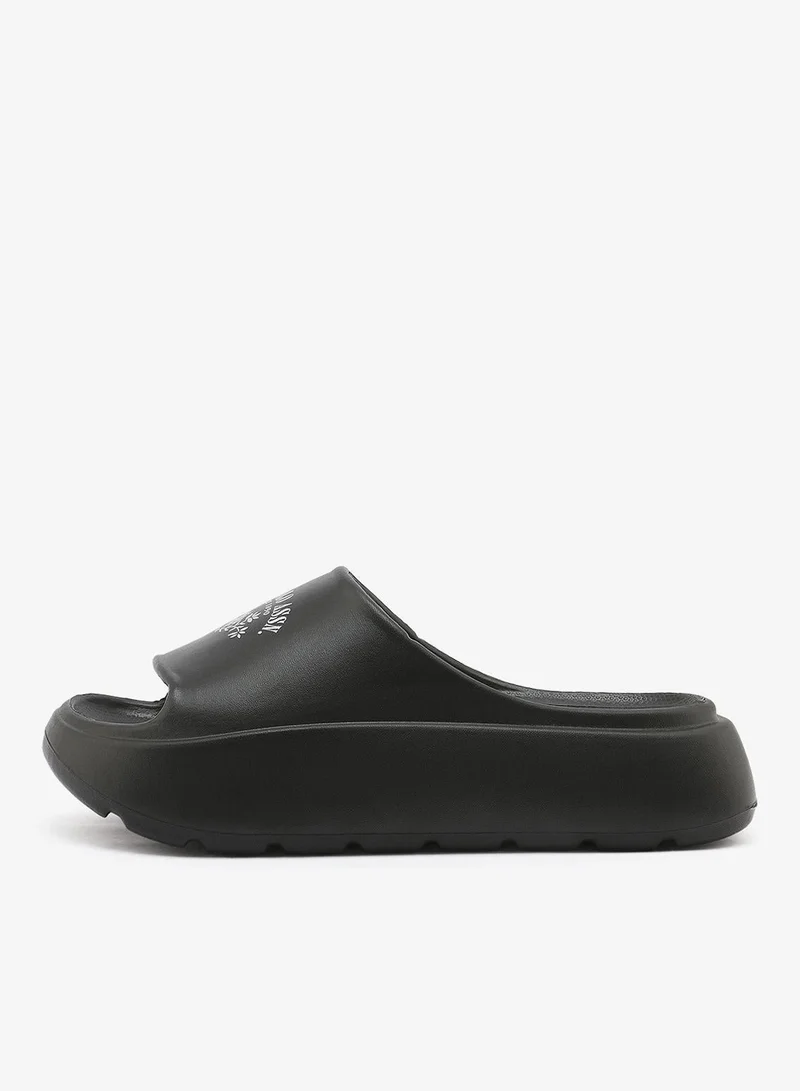 U.S. Polo Assn. Women's Black Slides - Stylish Perfect for Casual Outfit