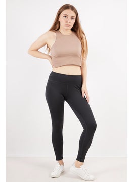 Reebok Women Sportswear Fit Running Leggings, Black  - Image 2