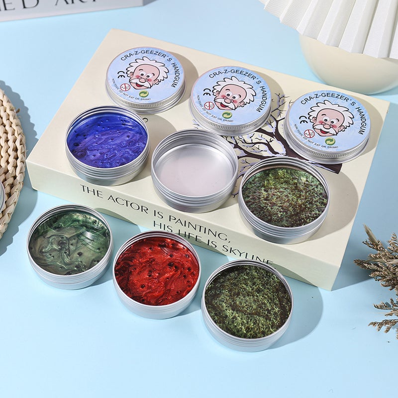 Slime Putty Toy Set - 24 Colors Non-Newtonian Fluid Stress Relief - Image 4
