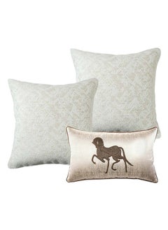KNOT HOME Cushion Set (With Filler) Luther Bundle Pillow Knot Home Cover Case with Fillers for Modern Sofa Contemporary Living Room Bedroom and Office Soft Filling Washable  - Image 1