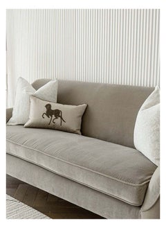 KNOT HOME Cushion Set (With Filler) Luther Bundle Pillow Knot Home Cover Case with Fillers for Modern Sofa Contemporary Living Room Bedroom and Office Soft Filling Washable  - Image 2
