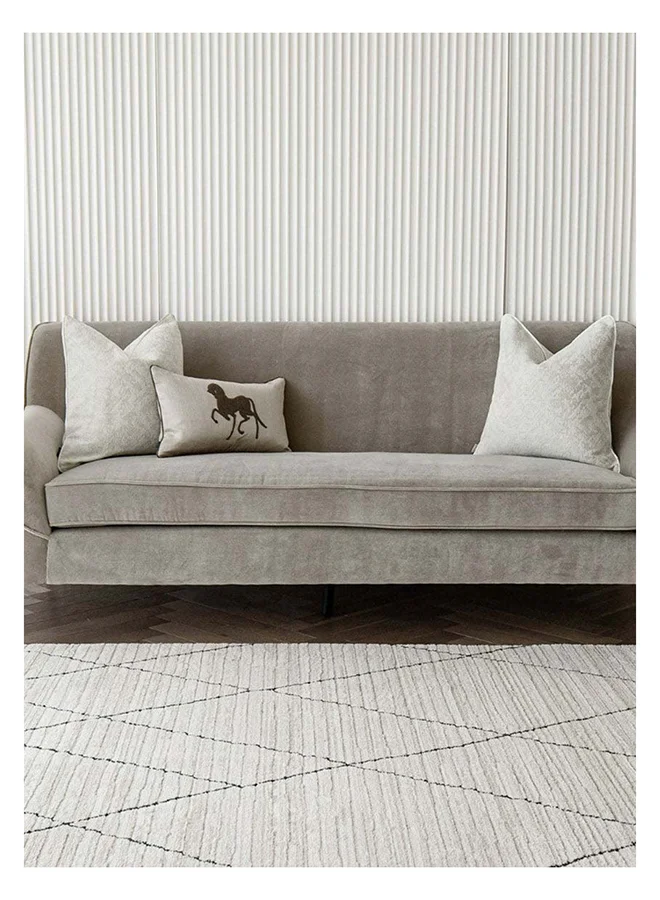 KNOT HOME Cushion Set (With Filler) Luther Bundle Pillow Knot Home Cover Case with Fillers for Modern Sofa Contemporary Living Room Bedroom and Office Soft Filling Washable