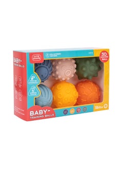Generic Sensory Massage Squeeze Ball Set for Babies 3-6 Months New color box 