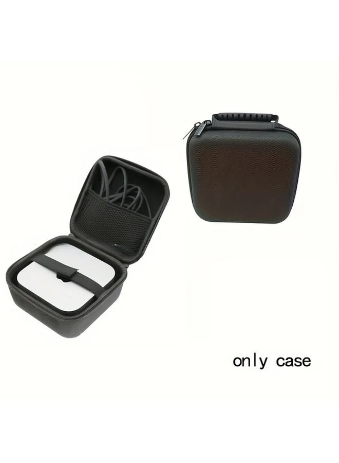 Black EVA Hard Case for Apple Mac Mini M4 Shockproof Zipper Closure Mesh Window - Image 2