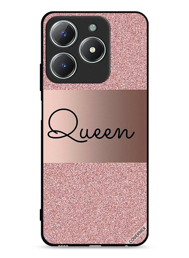 Covernex Realme C63 4G Protective Case Cover Queen Glitters Background - Image 1