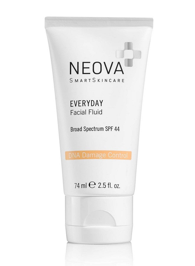 NEOVA Smartskincare Facial Sunscreen Everyday Facial Fluid 2.5 Fl. Oz. ; Broad Spectrum Spf 44 Hybrid Sun Defense ; Oil Free & Non Comdogenic - Image 1