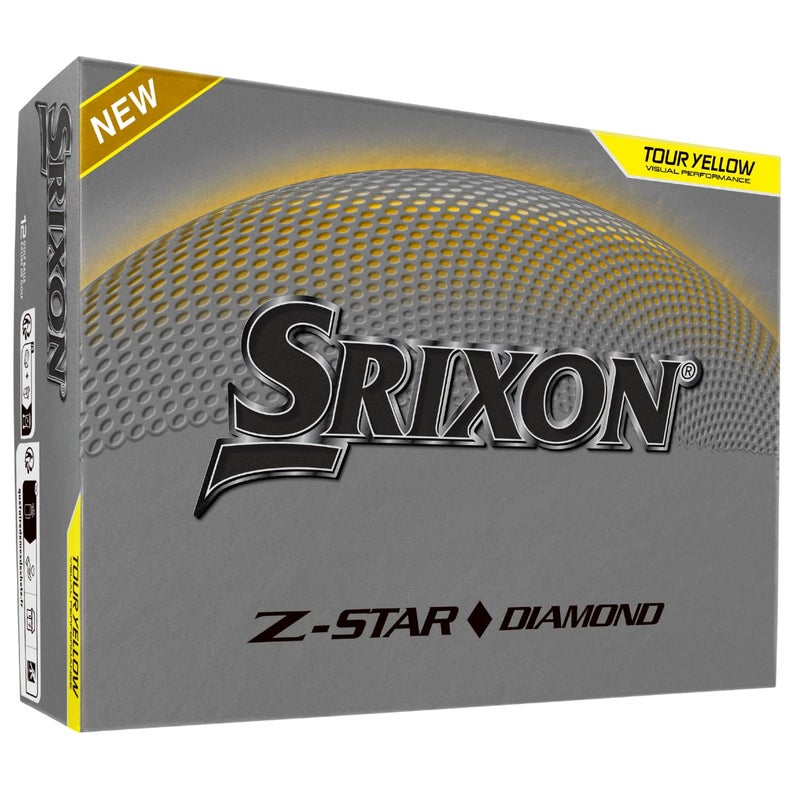 Srixon ZStar Diamond Golf Balls Diamond 3 Yellow - Image 2