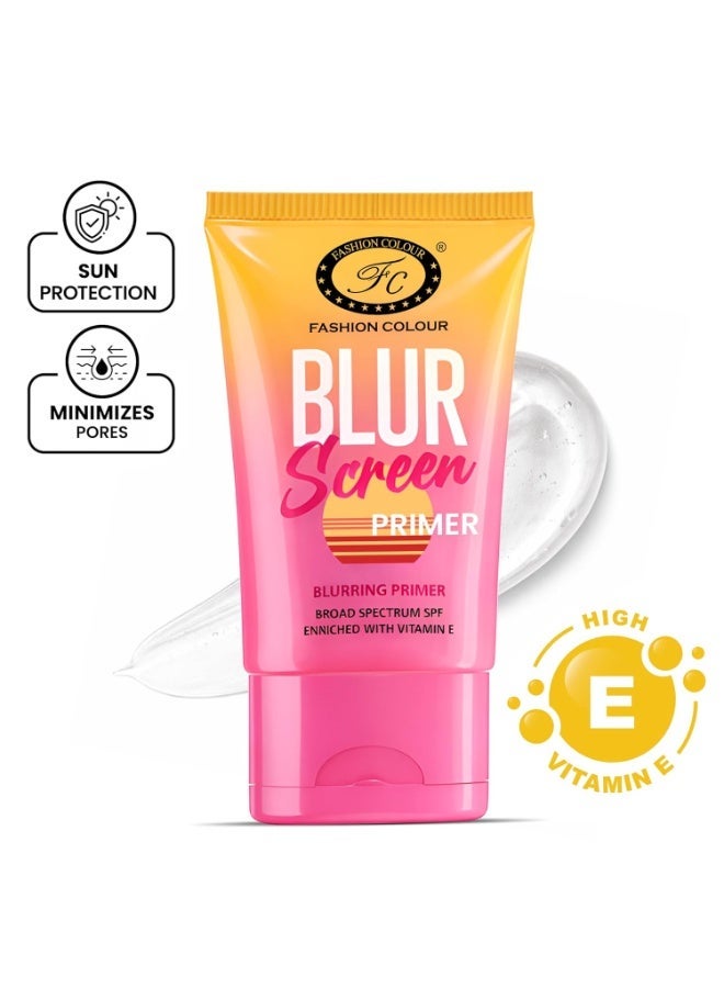 Fashion Colour Blurring Primer Sunscreen | Broad Spectrum SPF 30 | Gel Based Primer Sunscreen | For Oily, Combination, Normal Skin | Lightweight | Non Greasy | 30ML - Image 2