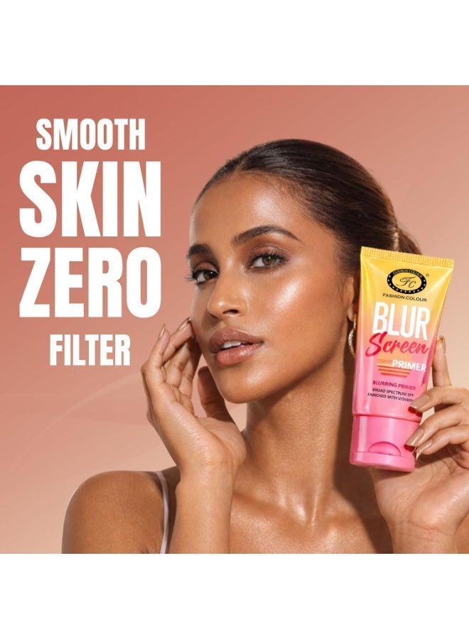 Fashion Colour Blurring Primer Sunscreen | Broad Spectrum SPF 30 | Gel Based Primer Sunscreen | For Oily, Combination, Normal Skin | Lightweight | Non Greasy | 30ML - Image 4