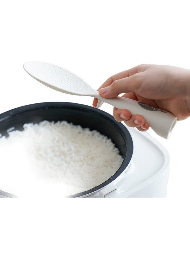Dipple Non-Stick Rice Spoon, Upright Design For Home Use, Rice Serving Ladle For Rice Cooker, Non-Stick Rice Scoop - Image 2